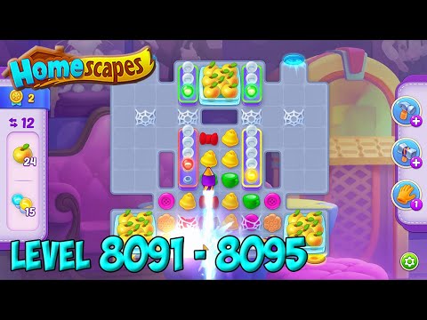 Homescapes level 8091 - 8095 🏡 Playrix HD