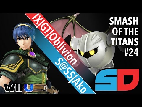 Smash of the Titans #24 - Winner Quarters: S@SS|Ako (Marth) vs IX|GT|Oblivion (Meta Knight)
