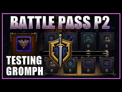 Battle Pass Part 2 LIVE! (free mythic bag) Testing Gromph Companion! - Neverwinter M26