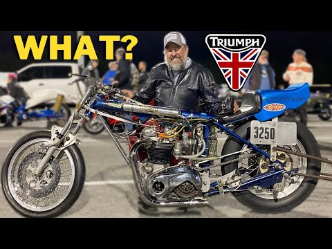 NITRO TRIUMPH Stuns Harley-Davidson Racer!