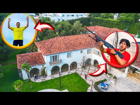 O ULTIMO ESCONDE ESCONDE COM AIRSOFT NA MINHA CASA