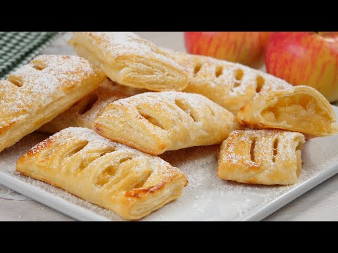 Apple turnovers made from puff pastry - Lightning-fast apple turnovers just like at the bakery