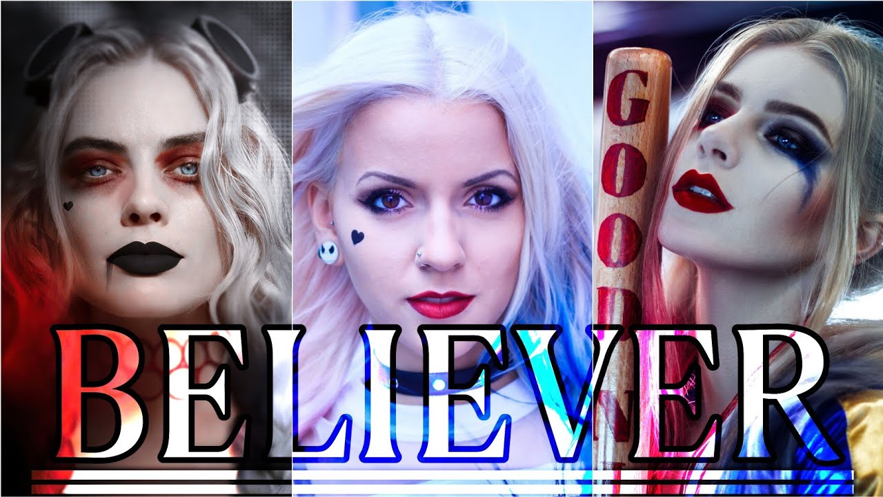 Harley Quinn Full Screen Whatsapp Status | Believer | 4k Wallpaper | Farhan Siddiqui |