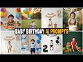 Happy Birthday Prompt 2 And 3 Year Child Trending Gemini Ai Photo Prompt For Kids Mayank Editz