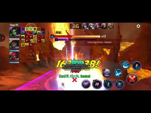 Level 80 Gamora slaps Mephisto 90