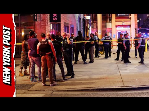 Drive-by shooting outside Chicago nightclub leaves four dead and 16 wounded