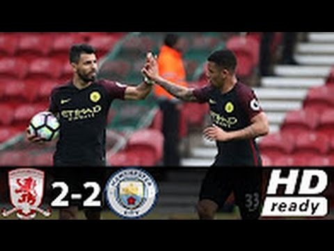 Middlesbrough vs Manchester City 2-2 All Goals Highlights 30/04/2017