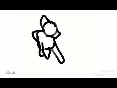 Feel good in black and yellow - Flipaclip Sketch practice animation