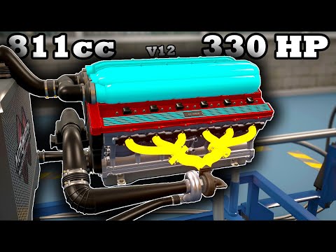 The Most Smallest, Powerful V12 Engine Ever | Automation The Car Company Tycoon Game