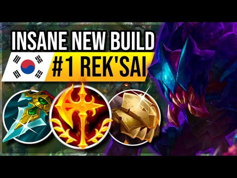 DOMINATING With the Rank 1 KOREAN Rek'sai's INSANE New Build