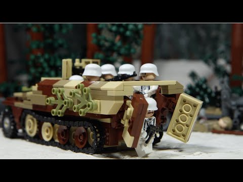 Lego Battle of the Bulge - World War II Stopmotion
