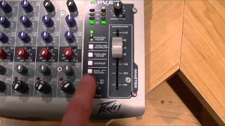 Video thumbnail for Audio Mixer For Beginners - Peavey PV6 USB Mixer by McInTEC