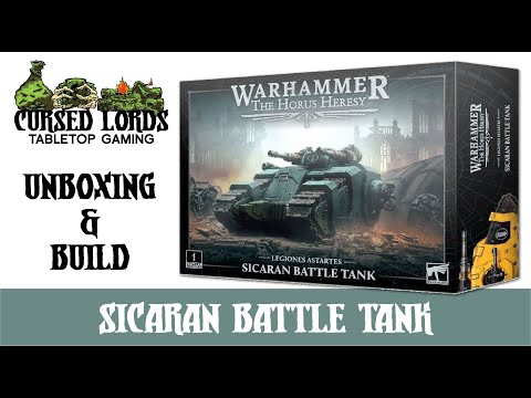 Horus Heresy Sicaran Battle Tank Unboxing