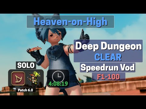 Summoner (SMN) Solo Heaven-on-High (HoH) 1-100 Speedrun in 4h8m19s