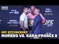 Brandon Moreno All Smiles In UFC 277 Faceoff With Kai Kara-France | MMA Fighting
