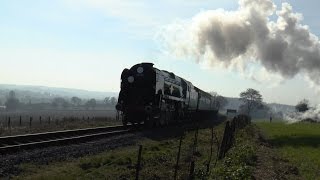 preview picture of video '(fullHD) Steam trains clips in the west country 2014 preserved lines'