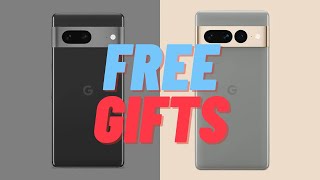 FREE gifts with the Google Pixel 7 and 7PRO