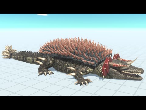 Lizzie Rampage VS All Dinosaurs - Animal Revolt battle Simulator