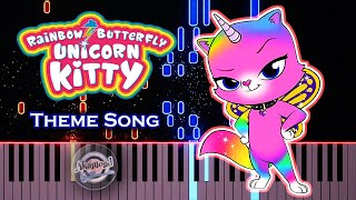 Rainbow Butterfly Unicorn Kitty Theme Song Piano Tutorial