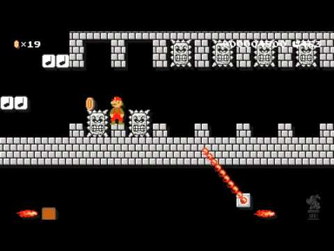 Bowser's Gauntlet by Doucheon - Super Mario Maker - No Commentary 1AF