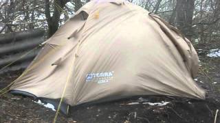 preview picture of video 'Моя палатка Terra Incognita Alfa 2 и ветер 19 м/с'