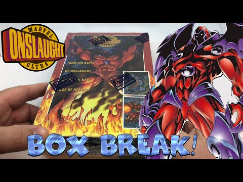 Marvel Fleer Ultra Onslaught Trading Cards 1996 Box Breakdown
