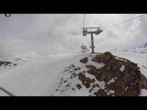 Risalita integrale seggiovia Leitner "Gifthittli" Zermatt (Svizzera)