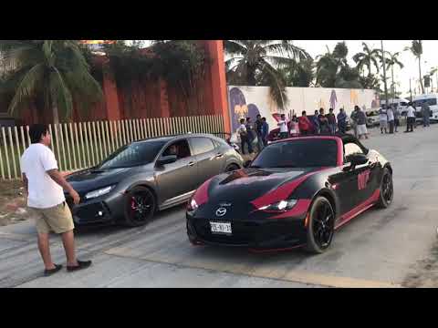 Civic tipe R vs mazda mx5 doc