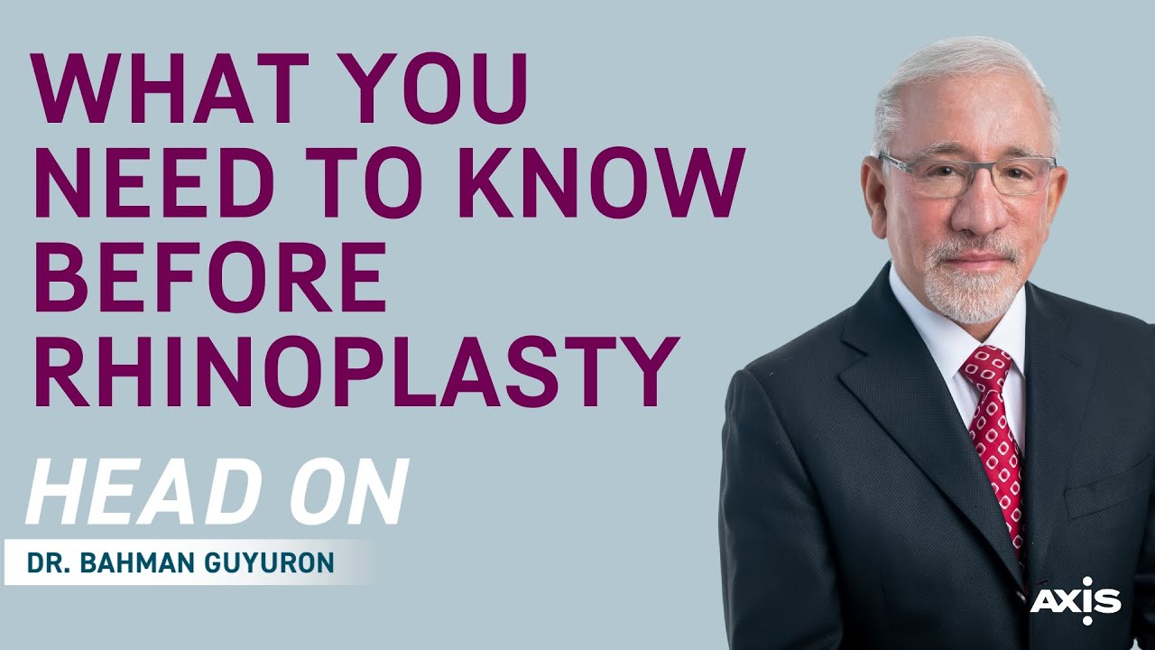 What You Need to Know Before Rhinoplasty