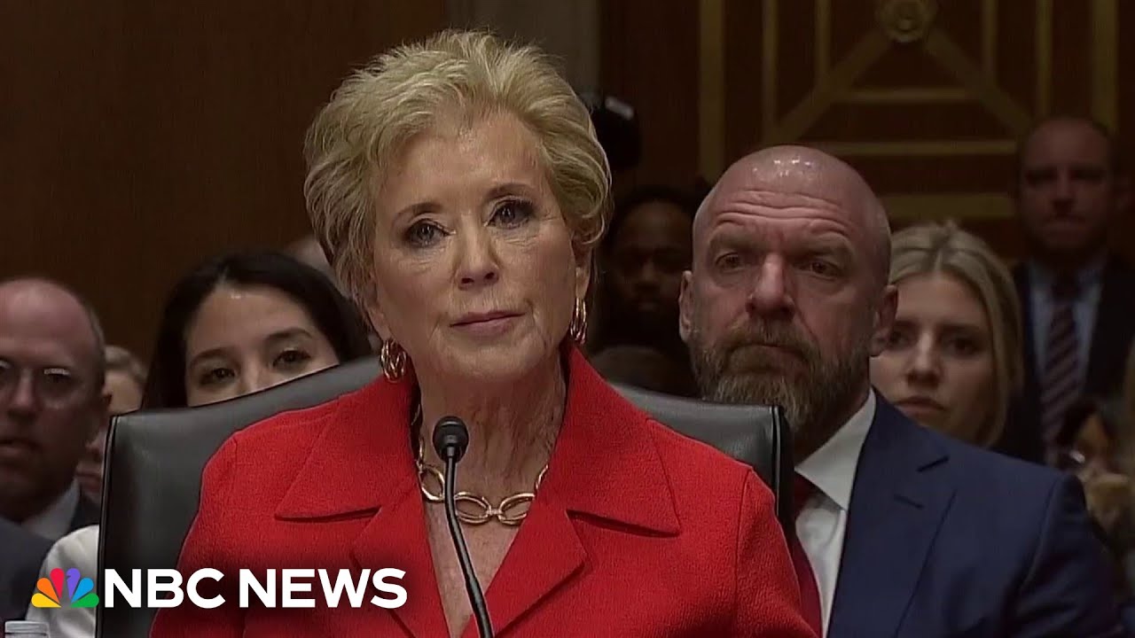 Linda McMahon vows to ‘return education to the states’ at confirmation hearing