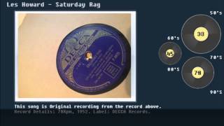 Les Howard - Saturday Rag, 78 Record