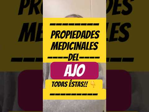 CONOCES TODAS LAS PROPIEDADES MEDICINALES DEL AJO