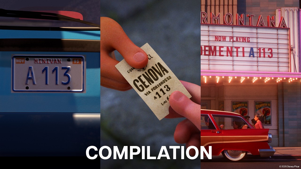 Pixar's A113 Easter Egg | Official Compilation - YouTube
