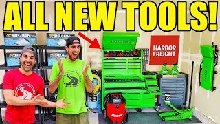 I Went On A $5000 HARBOR FREIGHT SHOPPING SPREE & Surprised My Editor With ALL NEW TOOLS!