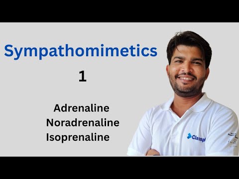Sympathomimetics 1 | Adrenaline | Noradrenaline | Isoprenaline | Adrenergic Receptors Agonist |
