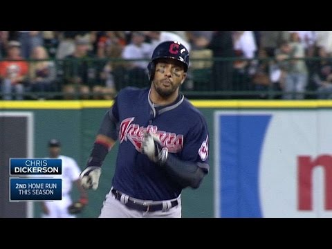 CLE@DET: Dickerson slugs second homer for the lead