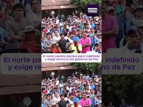 Cabildo en el norte de La Paz declara bloqueo indefinido y exige renuncia presidencial