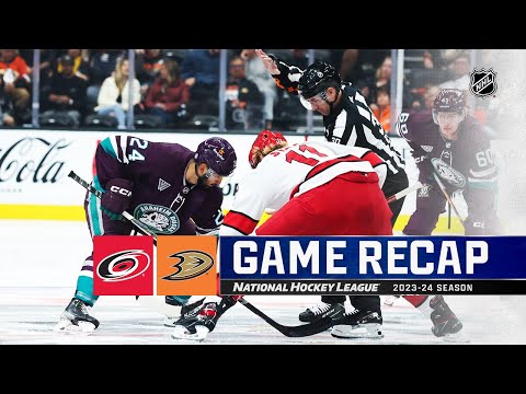 Hurricanes @ Ducks 10/15 | NHL Highlights 2023