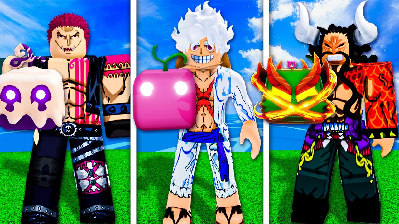 Beating Blox Fruits But ONE PIECE Decides My Fruit!