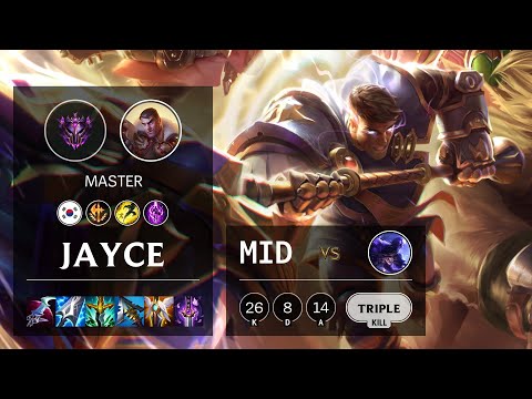 Jayce Mid vs Ryze - KR Master Patch 11.10