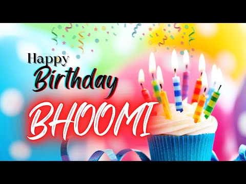 Happy Birthday Bhoomi 🥳🎈| Happy Birthday To You Bhoomi 🎁🎂 | Birthday Song |Whatsapp status |Dj music