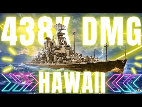 438.000 Schaden - Hawaii eskaliert!!! 💀 | 400K Club | World of Warships 🚢