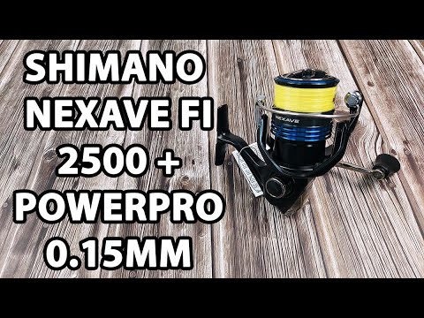 Котушка Shimano Nexave FI 2500 + PowerPro 0.15mm
