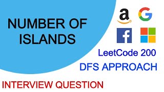 Download the video "Number of Islands | LeetCode 200 | DFS Approach | Interview Question | GFG"