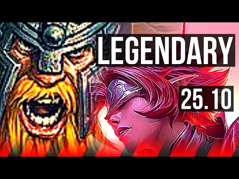 OLAF vs RIVEN (TOP) | Quadra, Legendary | KR Master | 25.10