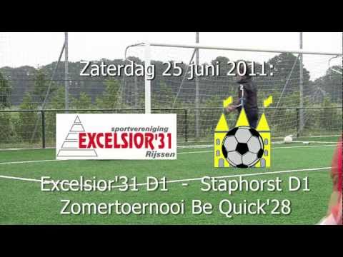 Excelsior'31 D1 - Staphorst D1 (zomertoernooi Be Quick'28)