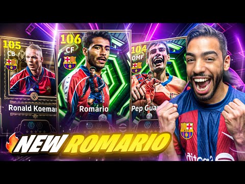 NEW RONALD KOEMAN + ROMARIO 🔥 FC BARCELONA PACK OPENING + GAMEPLAY 🔥