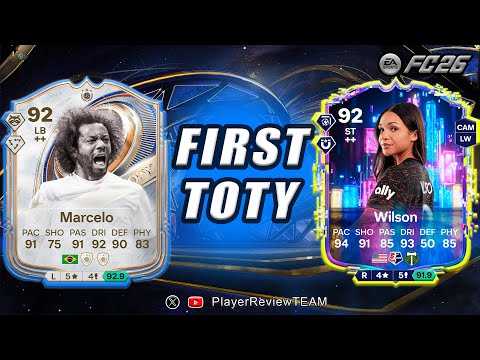 5⭐4⭐ Marcelo 92 TOTY Icon SBC  + 4⭐5⭐ SOPHIA WILSON 92 Flashback SBC | Player's Review FC 26