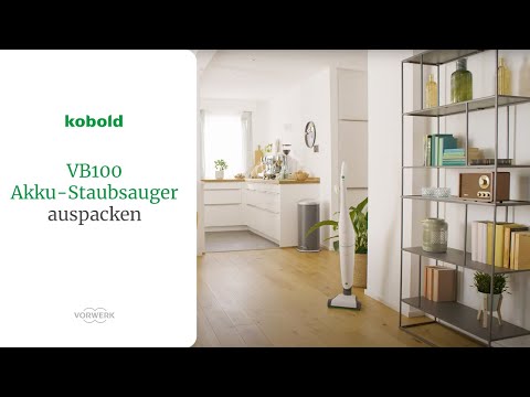 Anleitung | VB100 Akku-Staubsauger: In Betrieb nehmen