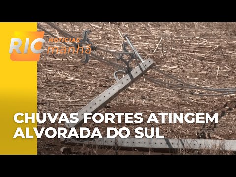 Alvorada do Sul: Cidade mais afetada por temporais no norte do estado ainda contabiliza os prejuízos